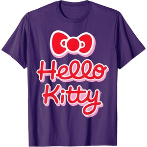image:imageHello Kitty Signature Logo Tee Shirt TShirtPurple