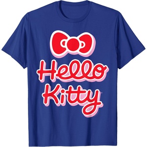 image:imageHello Kitty Signature Logo Tee Shirt TShirtRoyal Blue