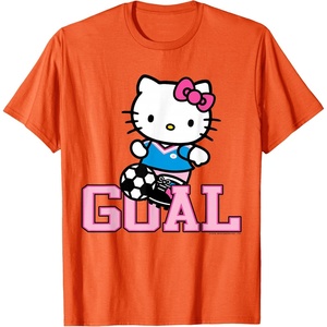image:imageHello Kitty Soccer Goal Sports Athlete Tee Shirt TShirtOrange