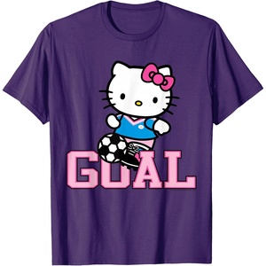 image:imageHello Kitty Soccer Goal Sports Athlete Tee Shirt TShirtPurple