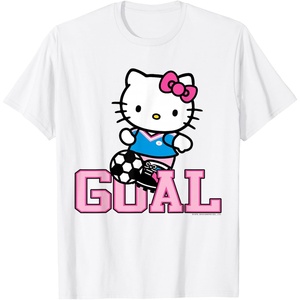image:imageHello Kitty Soccer Goal Sports Athlete Tee Shirt TShirtWhite