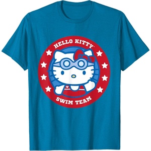 image:imageHello Kitty Swim Team Swimmer Tee Shirt TShirtSapphire Blue