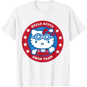 image:imageHello Kitty Swim Team Swimmer Tee Shirt TShirtWhite