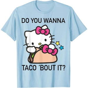 image:imageHello Kitty Taco Bout It Tee Shirt TShirtBaby Blue