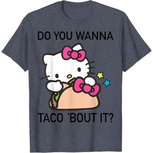 image:imageHello Kitty Taco Bout It Tee Shirt TShirtHeather Blue