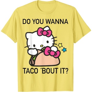 image:imageHello Kitty Taco Bout It Tee Shirt TShirtLemon Yellow