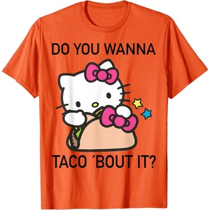 image:imageHello Kitty Taco Bout It Tee Shirt TShirtOrange