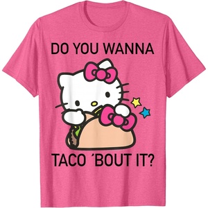 image:imageHello Kitty Taco Bout It Tee Shirt TShirtPink Heather
