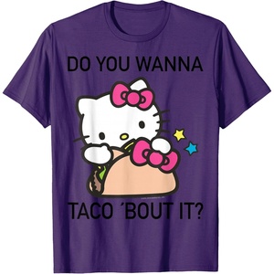 image:imageHello Kitty Taco Bout It Tee Shirt TShirtPurple