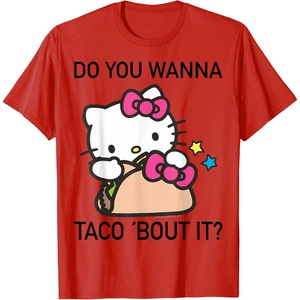 image:imageHello Kitty Taco Bout It Tee Shirt TShirtRed