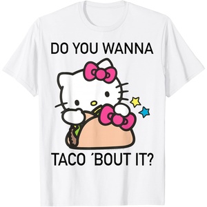 image:imageHello Kitty Taco Bout It Tee Shirt TShirtWhite