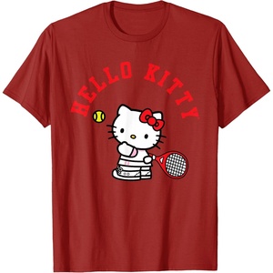 image:imageHello Kitty Tennis Tee Shirt TShirtCranberry Red