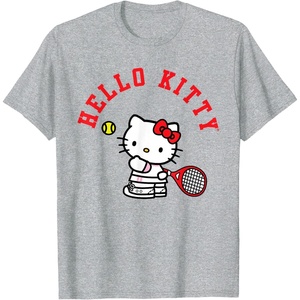 image:imageHello Kitty Tennis Tee Shirt TShirtHeather Grey