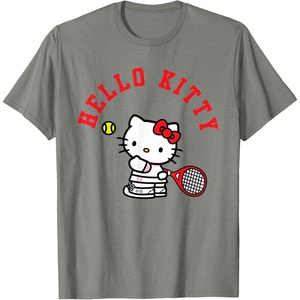 image:imageHello Kitty Tennis Tee Shirt TShirtOlive Heather