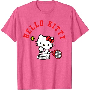 image:imageHello Kitty Tennis Tee Shirt TShirtPink Heather