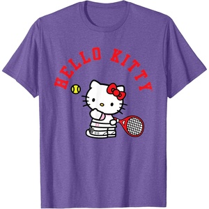 image:imageHello Kitty Tennis Tee Shirt TShirtPurple Heather