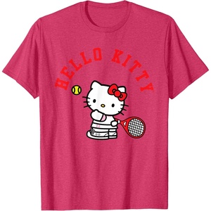image:imageHello Kitty Tennis Tee Shirt TShirtRed Heather
