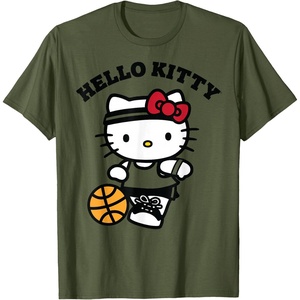 image:imageHello Kitty Unisex Kids Basketball TShirt Blue SmallOlive Green