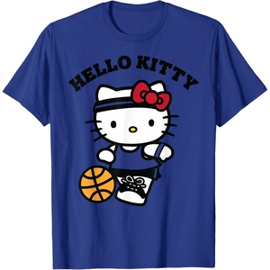 image:imageHello Kitty Unisex Kids Basketball TShirt Blue SmallRoyal Blue