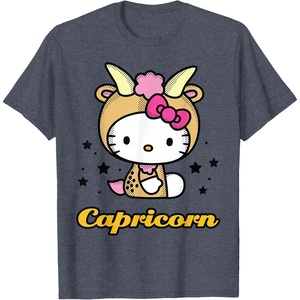 image:imageHello Kitty Zodiac Capricorn Tee Shirt TShirtHeather Blue