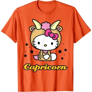 image:imageHello Kitty Zodiac Capricorn Tee Shirt TShirtOrange