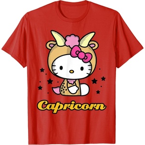 image:imageHello Kitty Zodiac Capricorn Tee Shirt TShirtRed