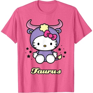 image:imageHello Kitty Zodiac Taurus Tee Shirt TShirtPink Heather