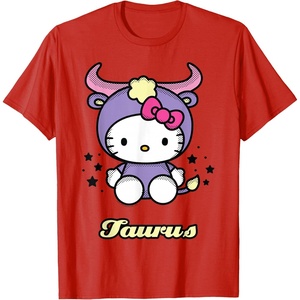image:imageHello Kitty Zodiac Taurus Tee Shirt TShirtRed