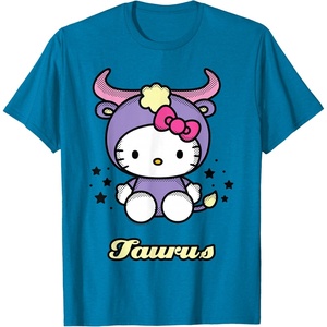image:imageHello Kitty Zodiac Taurus Tee Shirt TShirtSapphire Blue