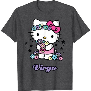 image:imageHello Kitty Zodiac Virgo Tee Shirt TShirtDark Heather Grey