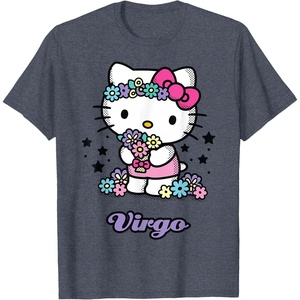 image:imageHello Kitty Zodiac Virgo Tee Shirt TShirtHeather Blue