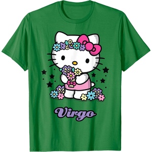 image:imageHello Kitty Zodiac Virgo Tee Shirt TShirtKelly Green