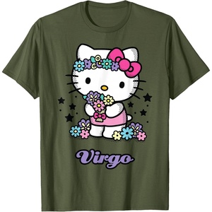 image:imageHello Kitty Zodiac Virgo Tee Shirt TShirtOlive Green