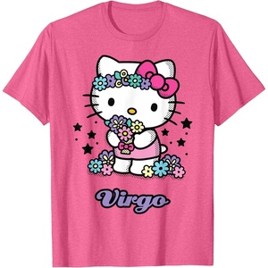 image:imageHello Kitty Zodiac Virgo Tee Shirt TShirtPink Heather
