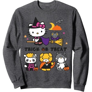 image:imageHello Kitty and Friends Halloween Sweatshirt SweatshirtDark Heather Grey