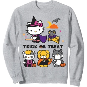 image:imageHello Kitty and Friends Halloween Sweatshirt SweatshirtHeather Grey