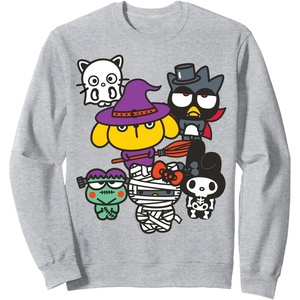 image:imageHello Sanrio Characters Halloween Costumes Sweatshirt SweatshirtHeather Grey