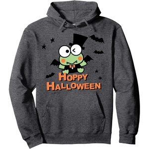image:imageKeroppi Hoppy Halloween Hoodie Pullover HoodieDark Heather Grey