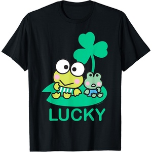 image:imageKeroppi and Friend Lucky St Patricks Day Tee Shirt TShirtBlack