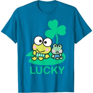 image:imageKeroppi and Friend Lucky St Patricks Day Tee Shirt TShirtSapphire Blue