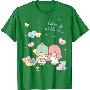 image:imageLittle Twin Stars Love is in The Air Valentine Tee Shirt TShirtKelly Green