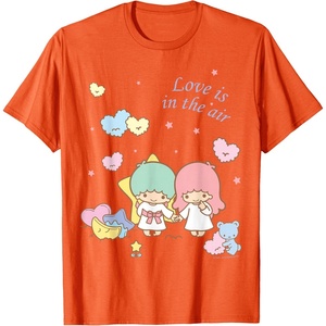 image:imageLittle Twin Stars Love is in The Air Valentine Tee Shirt TShirtOrange