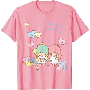 image:imageLittle Twin Stars Love is in The Air Valentine Tee Shirt TShirtPink