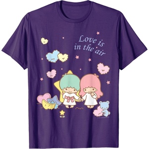 image:imageLittle Twin Stars Love is in The Air Valentine Tee Shirt TShirtPurple