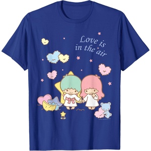 image:imageLittle Twin Stars Love is in The Air Valentine Tee Shirt TShirtRoyal Blue