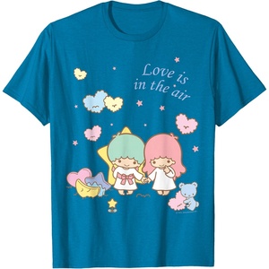 image:imageLittle Twin Stars Love is in The Air Valentine Tee Shirt TShirtSapphire Blue