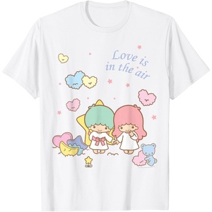 image:imageLittle Twin Stars Love is in The Air Valentine Tee Shirt TShirtWhite