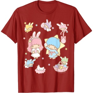 image:imageLittle Twin Stars and Friends Easter Tee Shirt TShirtCranberry Red