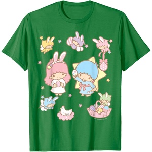 image:imageLittle Twin Stars and Friends Easter Tee Shirt TShirtKelly Green