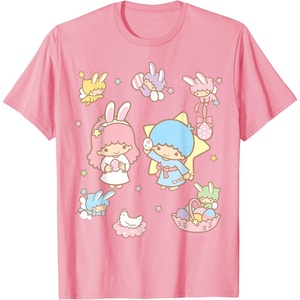 image:imageLittle Twin Stars and Friends Easter Tee Shirt TShirtPink